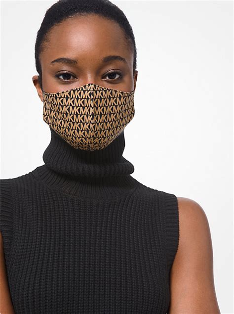 masque de protection michael kors|Logo Stretch Cotton Face Mask .